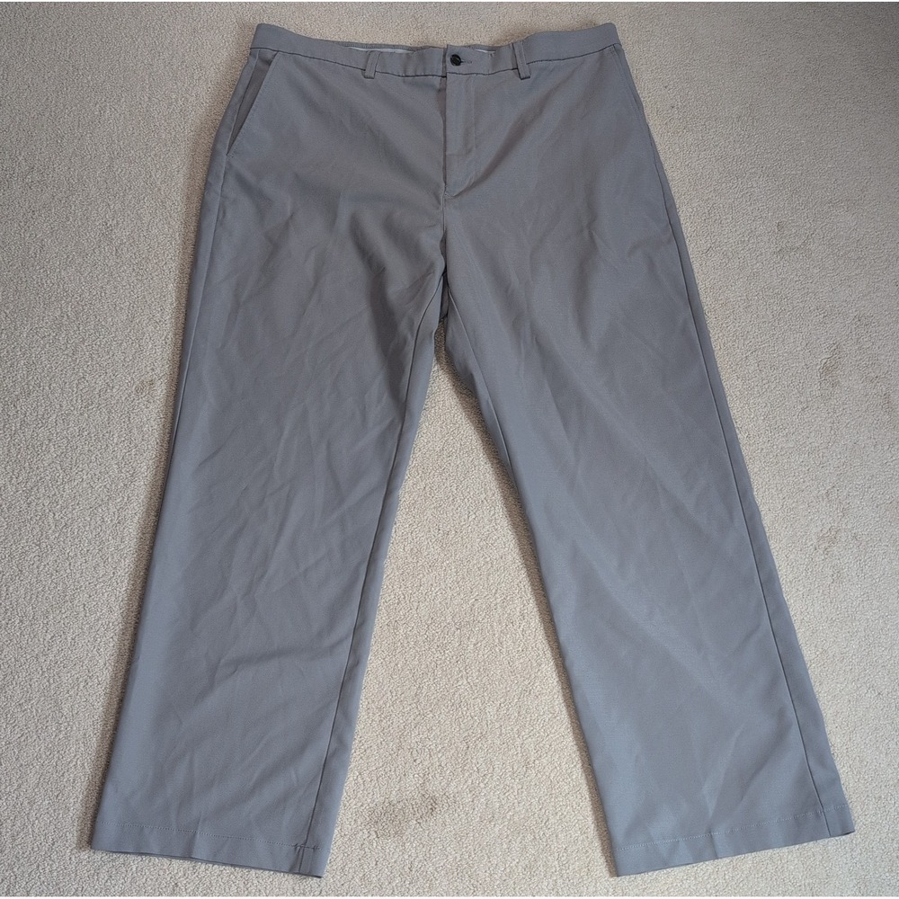 Callaway Performance Stretch Golf Pants Mens 38x30 (38x28) Gray Polyester Chino